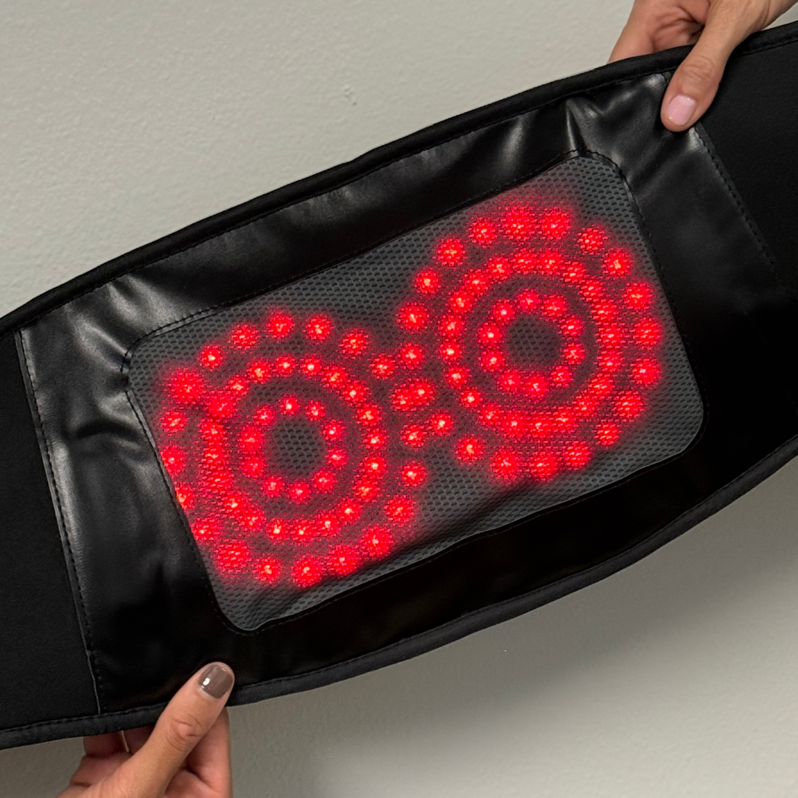 TheraBelt Red Light Therapy Recovery Belt — 660nm & 850nm NIR with Vibration Massage for Muscle Recovery and Circulation Support