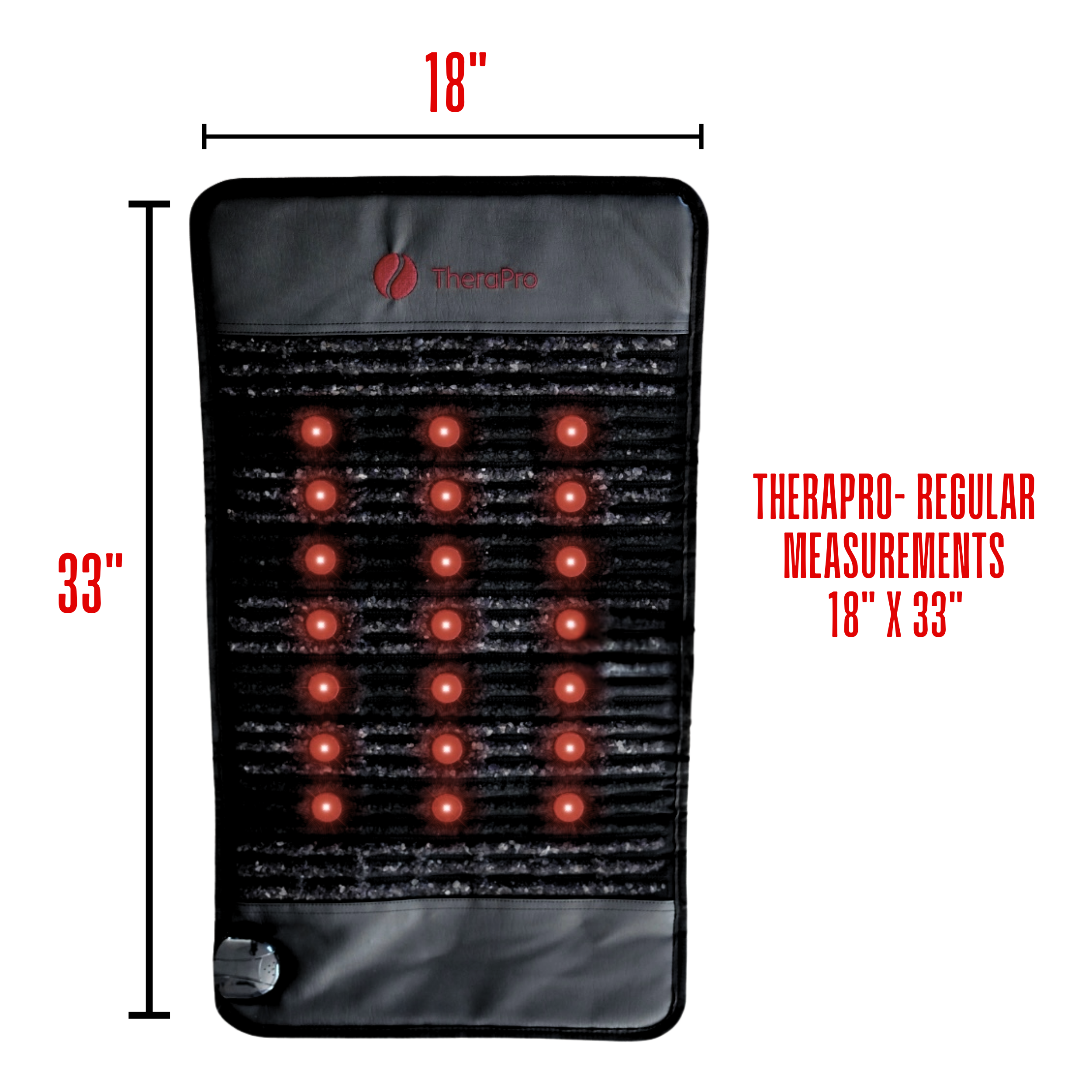 Therasage TheraPro PEMF Infrared Red Light Therapy Pad (Regular Size)