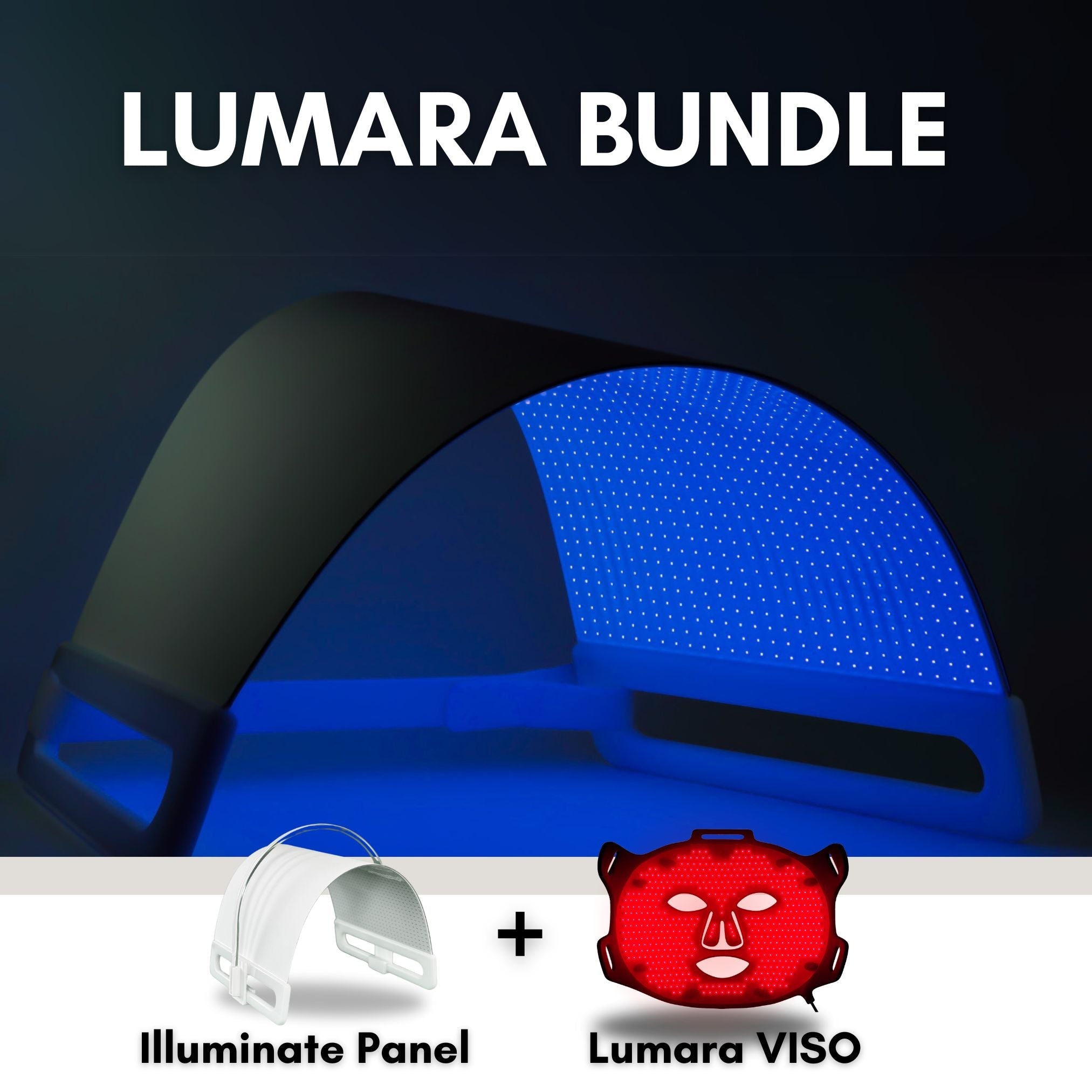Lumara Illuminate Blue Light Therapy Panel | 1,800 LED Clear Skin Support Device