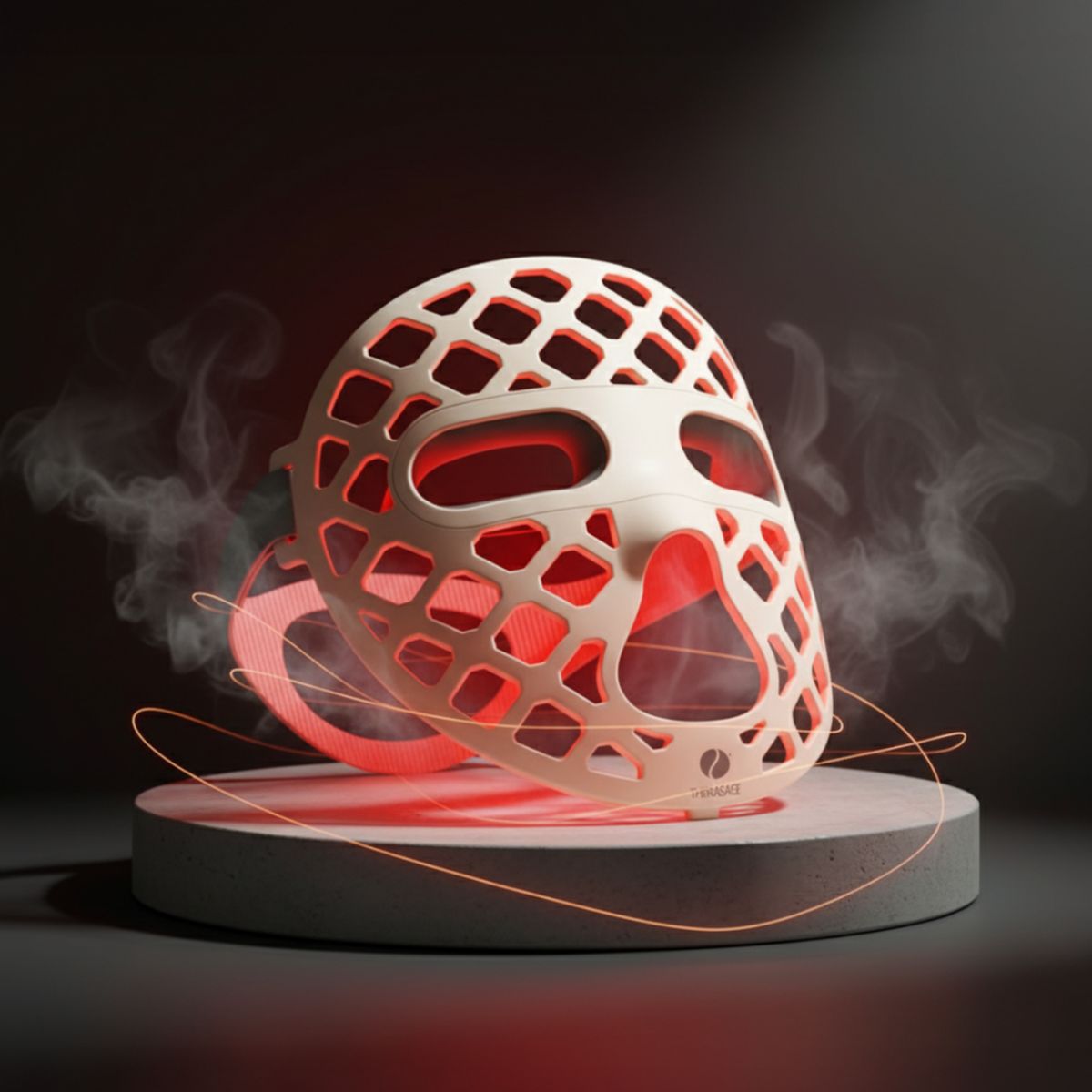 TheraGlow Mask2Go+™ LED Light Therapy Face Mask — 216 Medical-Grade LEDs with Red, Blue, Yellow & NIR Light for Skin Rejuvenation