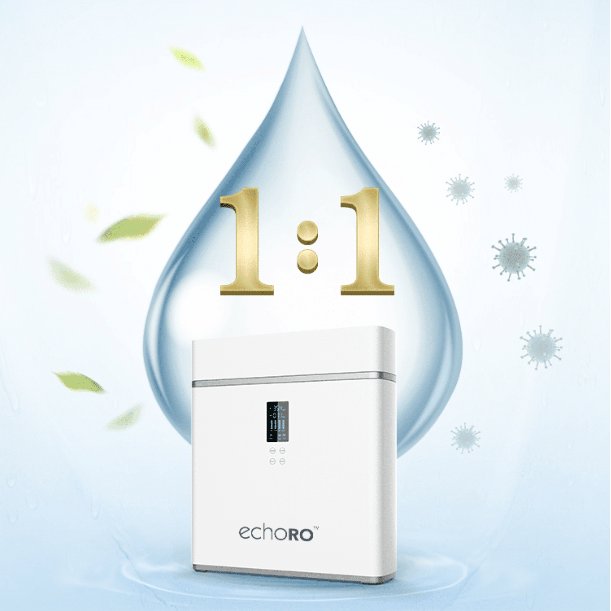 ECHO RO™ Water Filter Tankless Reverse Osmosis Under Sink System