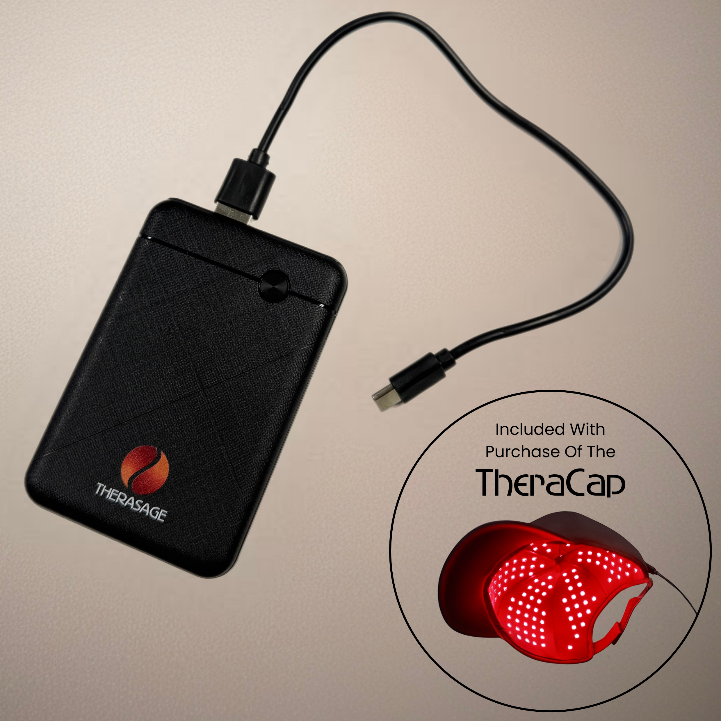 TheraCap Red Light Therapy Hair & Scalp Device — Triad Light Technology with 180 LEDs for Hair Growth and Scalp Health