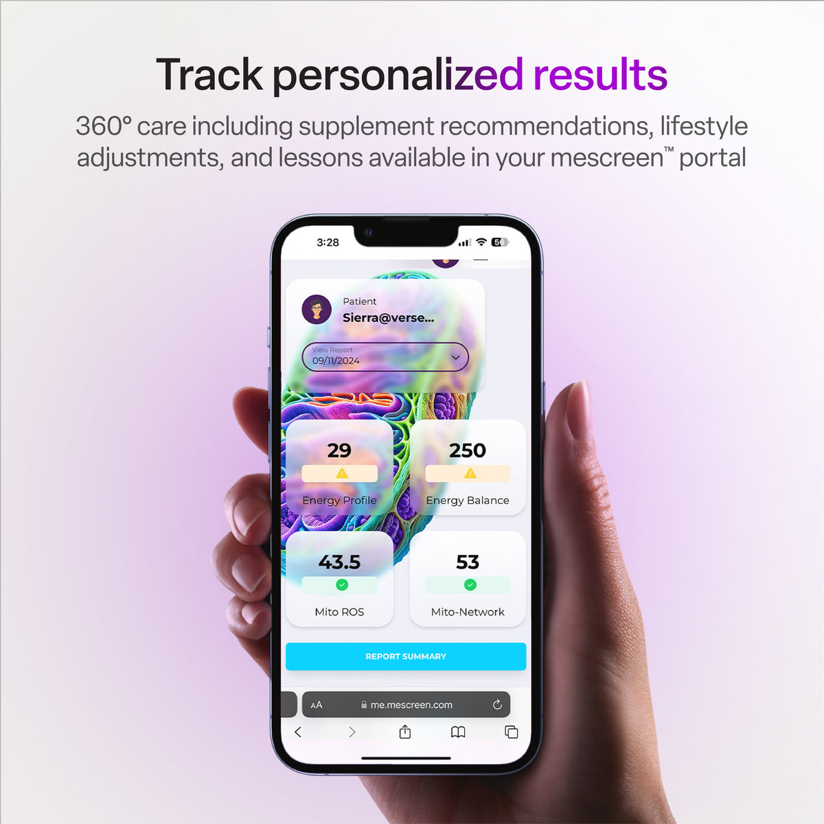 mescreen™ Mitochondrial Function Test + Expert Consult