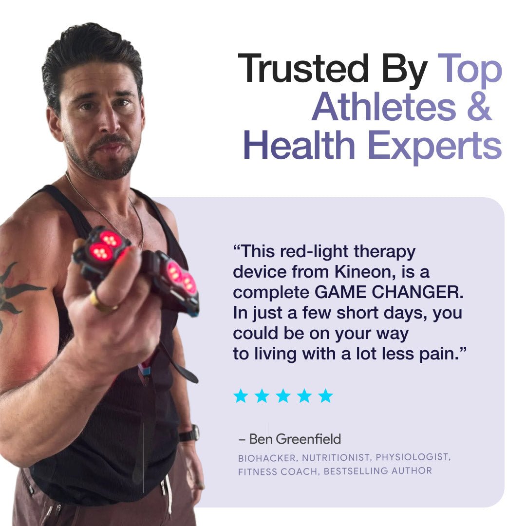 Kineon MOVE+ Pro Portable Red Light & Near-Infrared Therapy Wearable Device